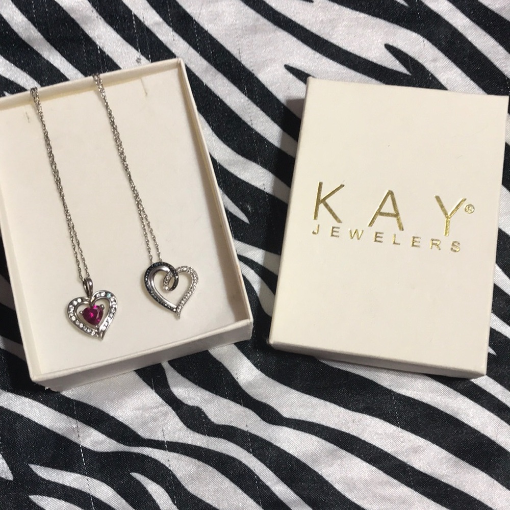 Sterling silver heart necklaces - Kay Jewelers